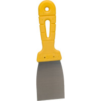 Фасадный шпатель (60 мм, нержавеющая сталь, желтая ручка) Biber МАСТЕР 35172 тов-175999