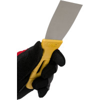 Фасадный шпатель (60 мм, нержавеющая сталь, желтая ручка) Biber МАСТЕР 35172 тов-175999