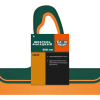 Фасадный шпатель (нержавеющая сталь, двухкомпонентная ручка, 350 мм) ВАРЯГ 35229 тов-153470