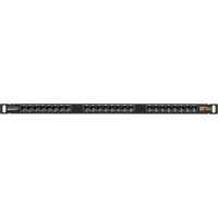 Панель NIKOMAX 19, 0.5U, 24 порта, Кат. 5е, черная NMC-RP24UD2-HU-BK