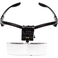Лупа налобная, 3.5x (очки) с подсветкой (2 LED) Pro Legend PL4405