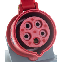 Стационарная розетка IEK MAGNUM ССИ-115 16А 3Р+РЕ+N 380В IP44 PSN12-016-5 1852631