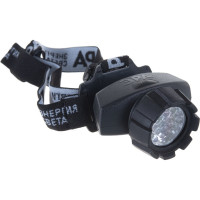 Налобный фонарь ЭРА GB-604 18xLED, 3xAAA, 4 режима, черный Б0031384