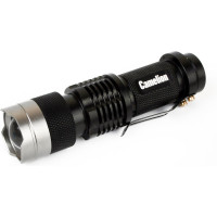 Фонарь Camelion LED5135 черный, LED XPE, ZOOM, 3 режима, 1XLR6 в комплекте, алюминий, блистер 12915
