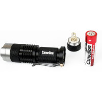 Фонарь Camelion LED5135 черный, LED XPE, ZOOM, 3 режима, 1XLR6 в комплекте, алюминий, блистер 12915