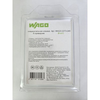 Соединительная клемма для быстрого монтажа WAGO 2273-248 8-ми проводная, 0,5-2,5 кв.мм, 450В, 24А, с пастой, 6шт 2589