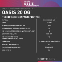 Газовый проточный водонагреватель Oasis 20 OG сжиженный газ