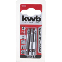 Бита PH2 50 мм INDUSTRY 3 шт. KWB 121052