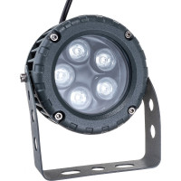 Светодиодный прожектор (D95xH130, IP65, 5W, 85-265V, зеленый) FERON LL-882 32234
