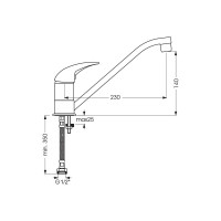 Смеситель для кухни VIDIMA Орион BA006AA