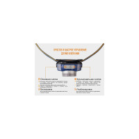 Фонарь Fenix HL40R серый 3494