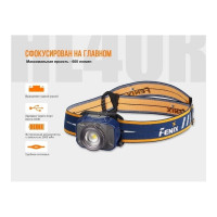 Фонарь Fenix HL40R серый 3494
