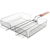 Глубокая решетка-гриль с антипригарным покрытием ROYALGRILL 31х24см 80-025