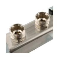 Коллектор из нержавеющей стали без расходомеров STOUT 2 выхода SMS 0922 000002