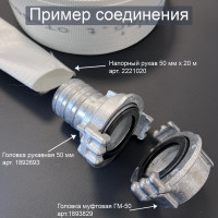 Напорный рукав 50 мм х 20 м Профитт 2221020