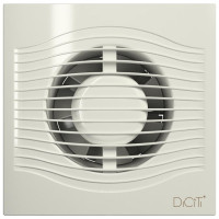 Осевой вытяжной вентилятор с обратным клапаном DICITI SLIM 4C D 100 Ivory 89-841