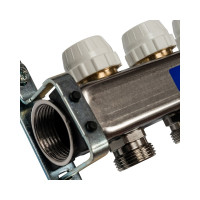 Коллектор из нержавеющей стали с расходомерами STOUT 13 выходов SMS 0917 000013