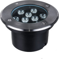 Тротуарный светильник FERON SP4113, 9LED теплый белый, 9W, 160хH90mm, IP67 32018