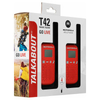 Комплект из двух радиостанций Motorola Talkabout T42 RED B4P00811RDKMAW