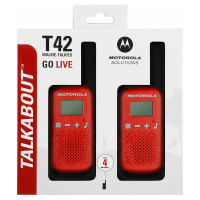 Комплект из двух радиостанций Motorola Talkabout T42 RED B4P00811RDKMAW
