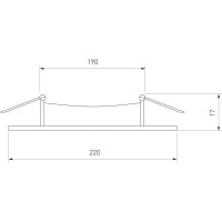 Встраиваемый светильник Elektrostandard DLR003 18W 4200K a034916