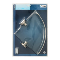 Полка стеклянная угловая FIXSEN MODERN 51503A