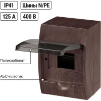 Щиток электрический бокс TDM ELECTRIC ЩРН-П-6 модулей навесной пластик IP41 "Эко" бук SQ0901-0020