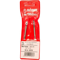 Набор метчиков HSS из 2-х шт. M 4 шаг 0.7 мм Bucovice Tools 144040