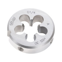 Трубная плашка Bucovice Tools G 1/4" -19 HSS 38x10мм 242140