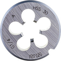 Трубная плашка Bucovice Tools G 1/4" -19 HSS 38x10мм 242140