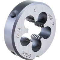 Трубная плашка Bucovice Tools G 1/4" -19 HSS 38x10мм 242140