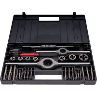 Набор метчиков и плашек Bucovice Tools M3-M12 115CrV3 34 предмета 310120