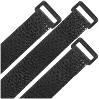 Стяжки велькро FORTISFLEX КСВ-П 20х300 черные 75039