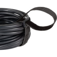 Стяжки велькро FORTISFLEX КСВ-П 20х300 черные 75039