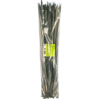 Нейлоновые стяжки FORTISFLEX КСЗ 10х600 черные 74115