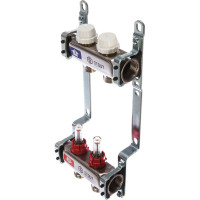 Коллектор из нержавеющей стали с расходомерами 2 вых. STOUT SMS 0917 000002