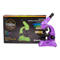 Микроскоп Levenhuk Rainbow 50L PLUS Amethyst\Аметист 69052