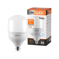 Светодиодная лампа Wolta LED 40 Вт, 6500К Холодный белый свет, цоколь Е27, с переходником Е40 25WHP40E27/40