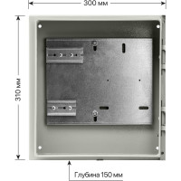 Учетно-распределительный щит ЩУ-1ф/1-0-3 IP66 TDM ELECTRIC SQ0905-0093