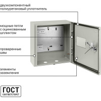 Учетно-распределительный щит ЩУ-1ф/1-0-3 IP66 TDM ELECTRIC SQ0905-0093
