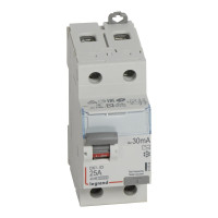 Выключатель дифференциального тока (УЗО) Legrand 2п 25А 30мА тип AC DX3 Leg 411504 1009903