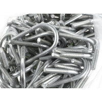 U-образный хомут FORTISFLEX болт оцин. 3/4'' М6 60х30 мм 63121