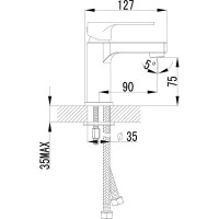 Смеситель для раковины Lemark Plus Grace LM1506С