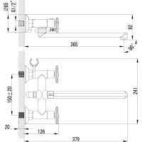 Универсальный смеситель Lemark Plus Spirit LM1951C
