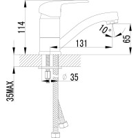 Смеситель для раковины Lemark Pramen LM3307C