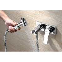 Встраиваемый смеситель с гигиеническим душем Lemark Plus Grace LM1519C