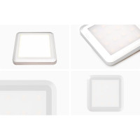 Комплект светодиодных светильников квадратных накладных, Apeyron 12В, 1,3 Втх4шт, ТБ 12-02