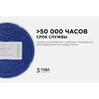 Светодиодная панель Apeyron накладная круглая 220В, 18Вт, алюминиевый корпус, изолированный драйвер ТБ 06-39