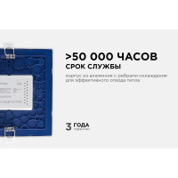 Светодиодная панель Apeyron встраиваемая квадратная 220В, 15Вт, алюминиевый корпус, изолированный драйвер ДН 06-30