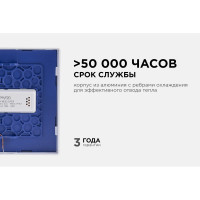 Светодиодная панель Apeyron накладная квадратная 220В, 12Вт, алюминиевый корпус, изолированный драйвер ТБ 06-43